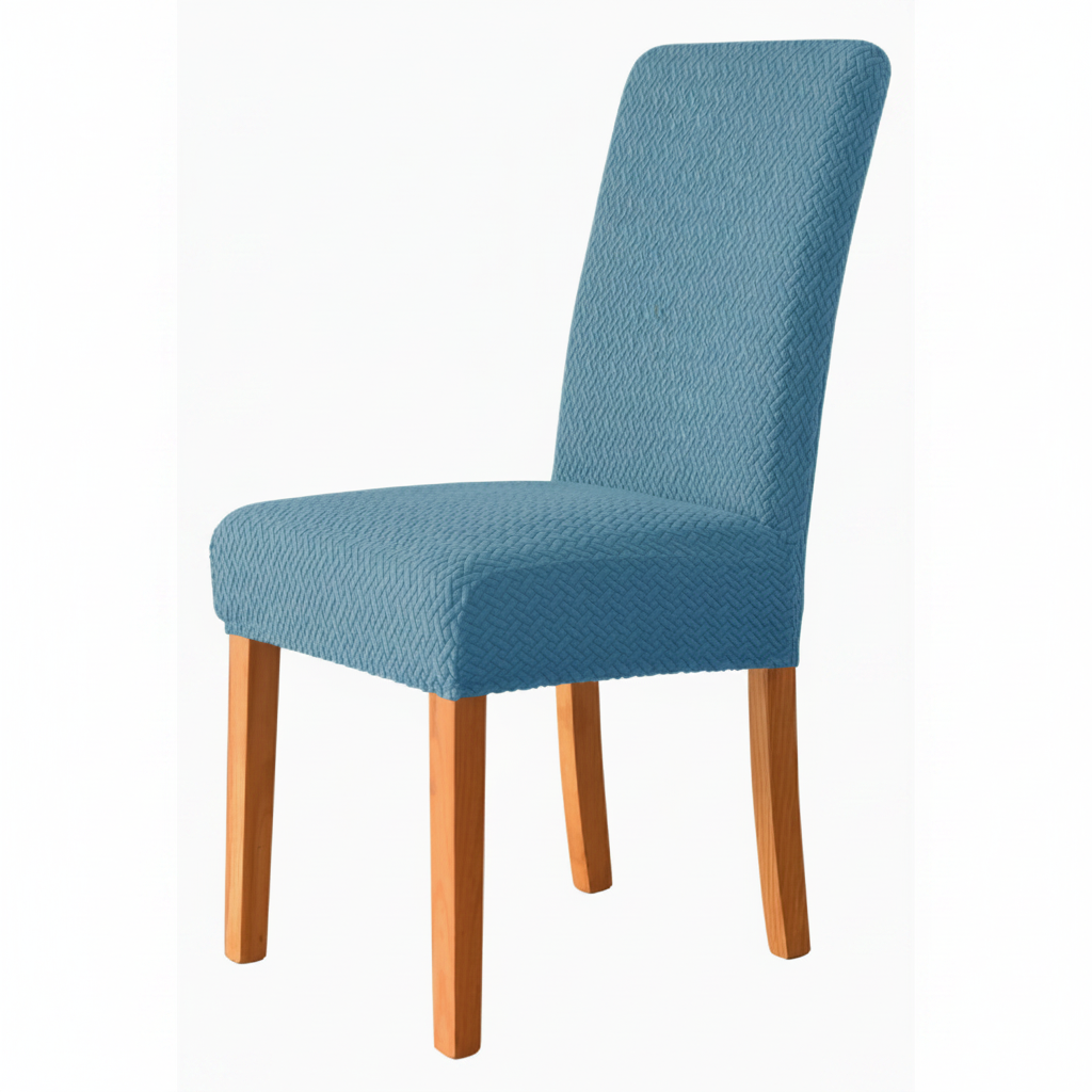 Stretch velvet chair covers for elegant dining spaces