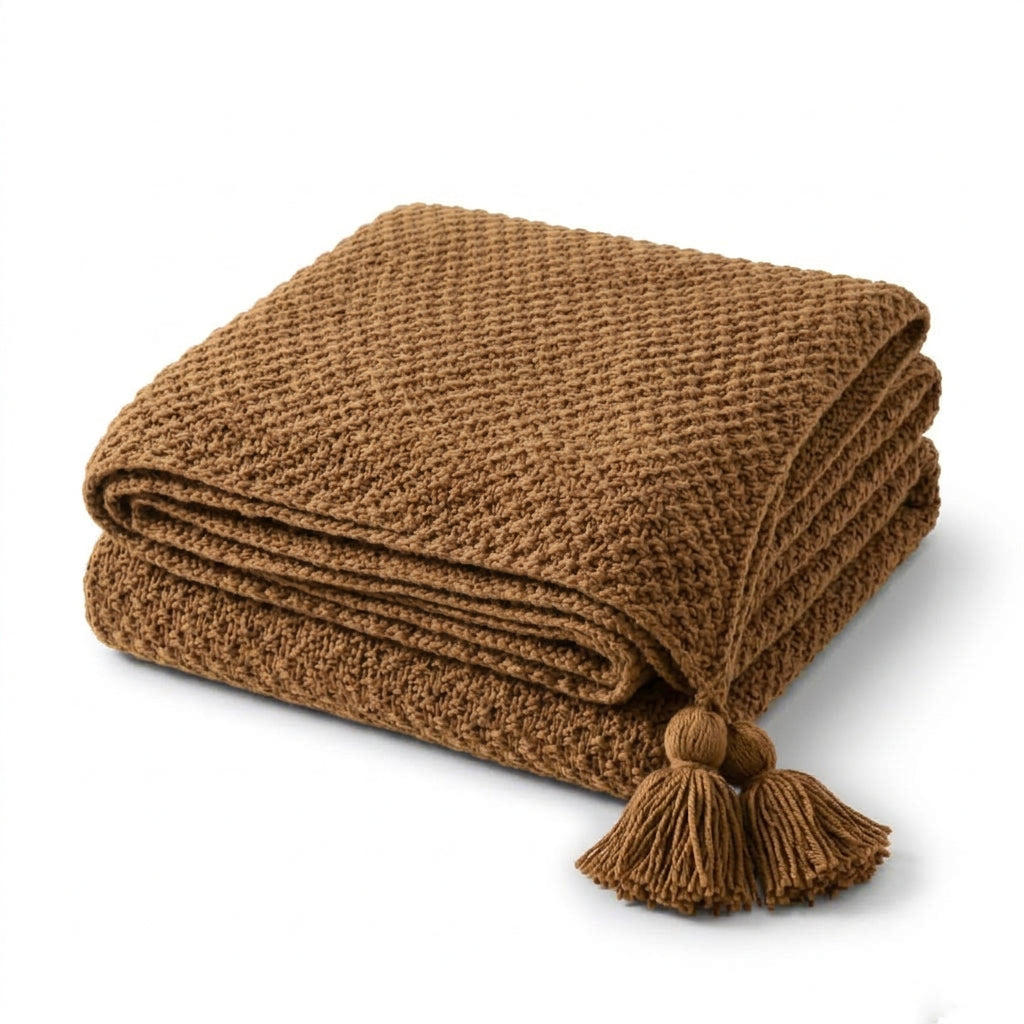 Nordic Chunky Blanket for Cozy Layered Ambiance