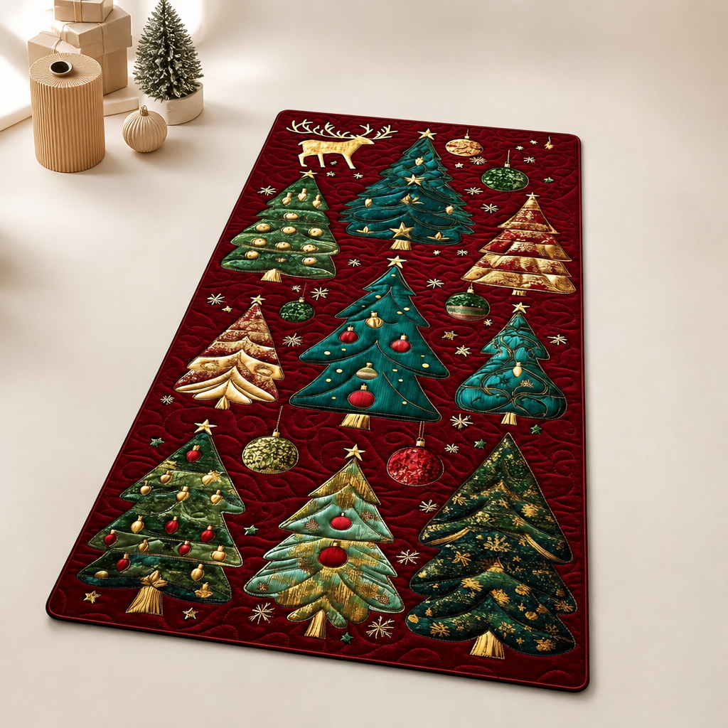 Christmas Tree Rug for Charming Holiday Décor