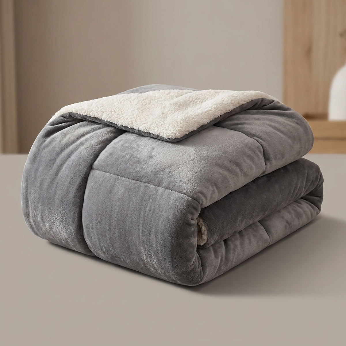 Weighted Blanket for Calm Nighttime Comfort