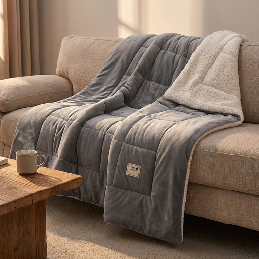 Weighted Blanket for Calm Nighttime Comfort
