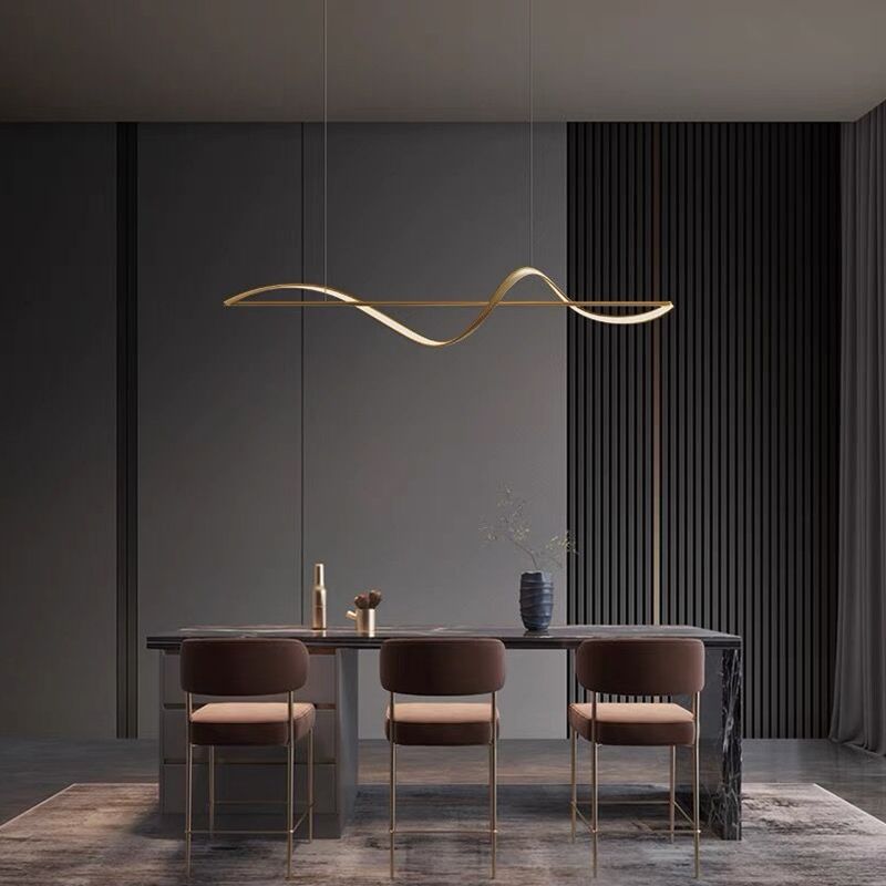 Elegant Round Metal Chandelier
