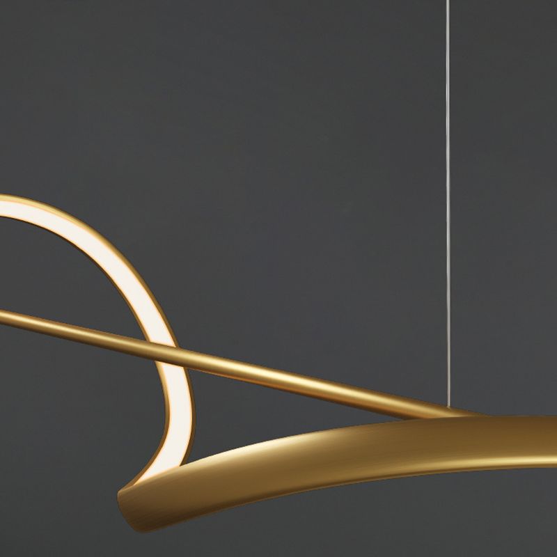 Elegant Round Metal Chandelier