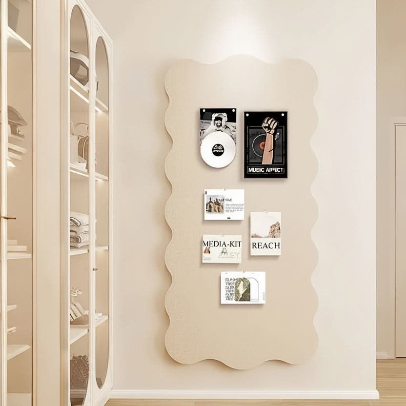 Decorative Felt Bulletin Board with Premium Push Pins
