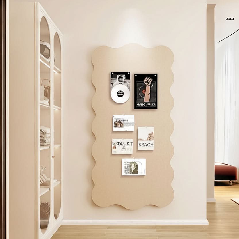 Decorative Felt Bulletin Board with Premium Push Pins