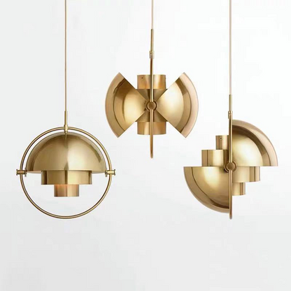 Velyra Nordic Pendant Lamp with Stacked Shades