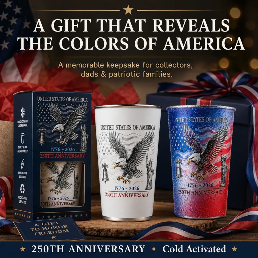Magic Color Changing Patriotic Cup