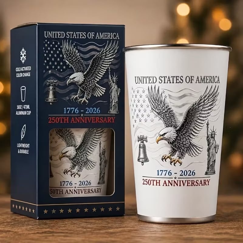Magic Color Changing Patriotic Cup