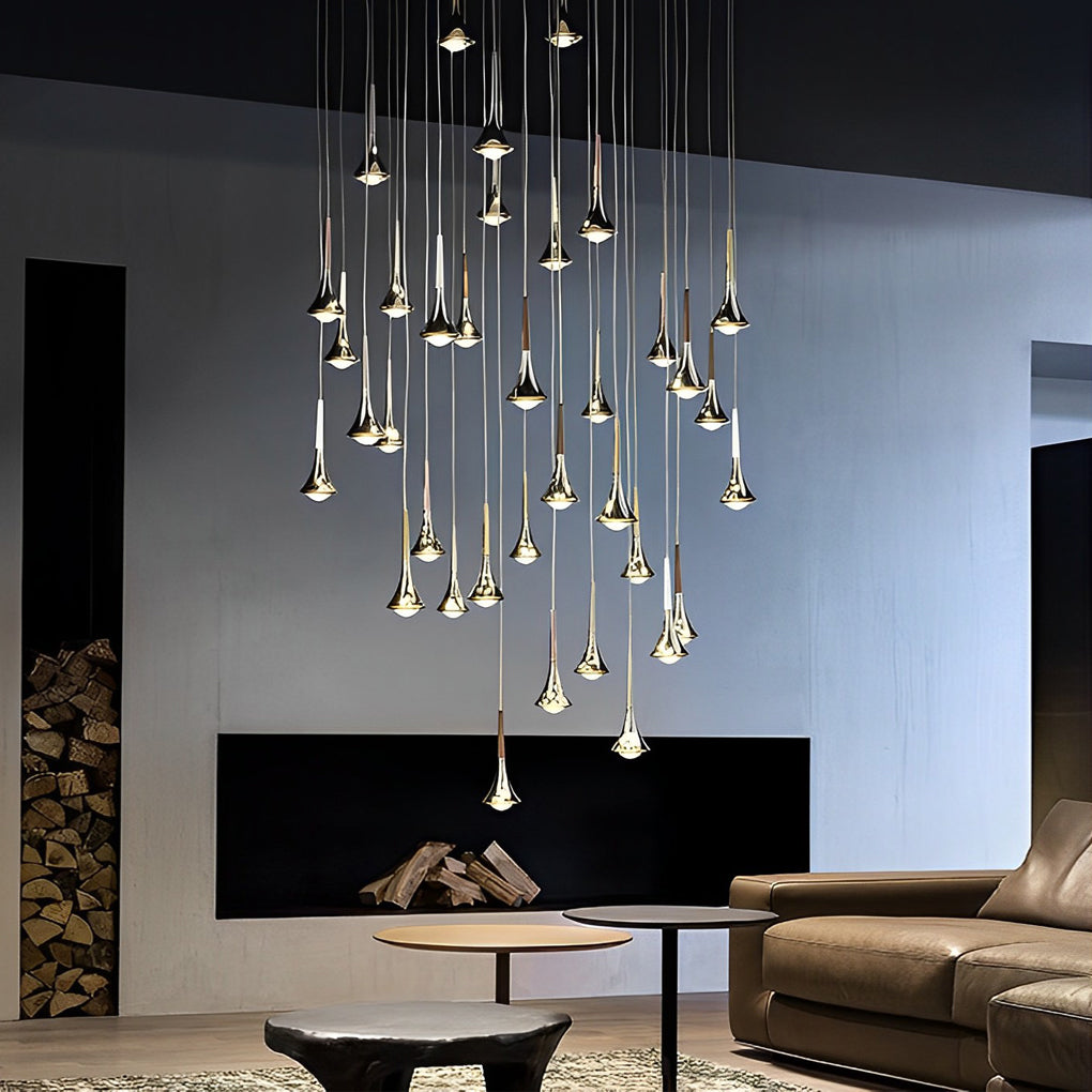 Nordic Water Drop Pendant Lamp for Modern Homes
