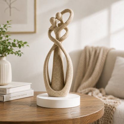 Abstract Timeless Love Symbol Decor Sculpture