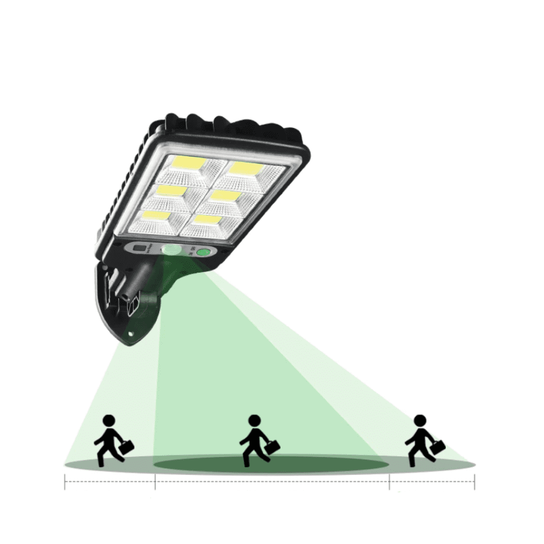 600 – Solar LED outdoor spotlight with motion sensor