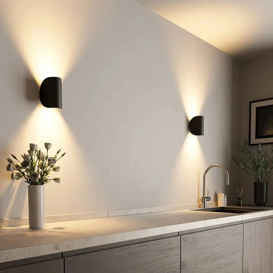 Modern LED wall light for energy-efficient home lighting