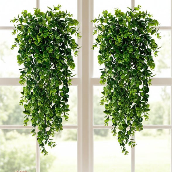 Artificial Hanging Eucalyptus Greenery UV-Resistant for Interior Decoration