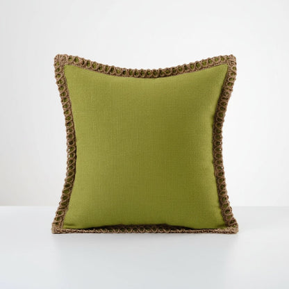 Elegant French-style decorative cushion with vibrant color design