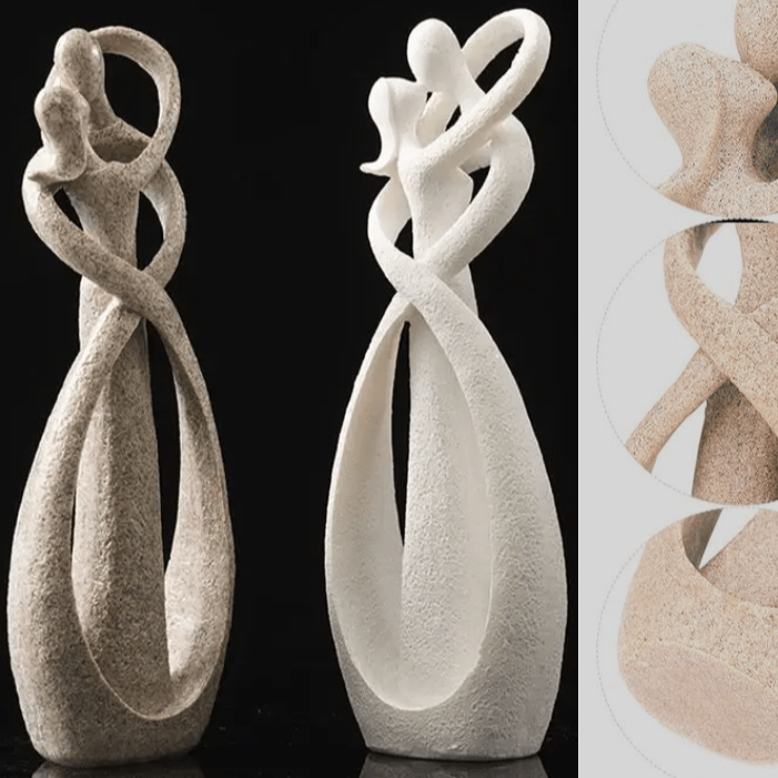 Abstract Timeless Love Symbol Decor Sculpture