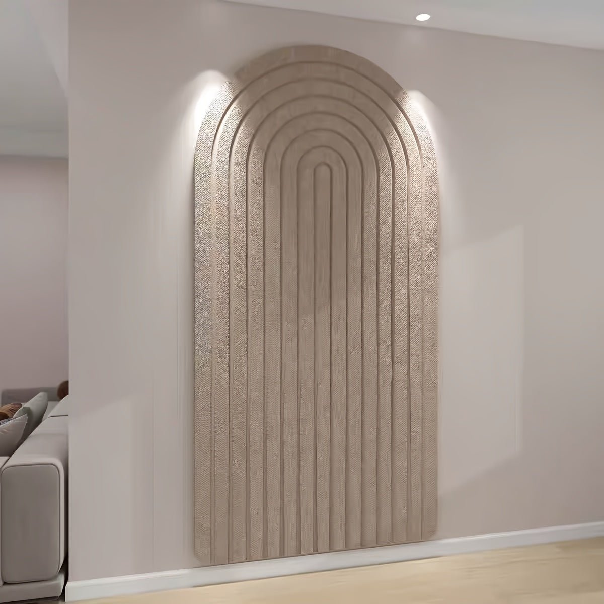 Curved Felt Organizer Bulletin Board for Decorative Wall Design