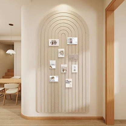 Curved Felt Organizer Bulletin Board for Decorative Wall Design