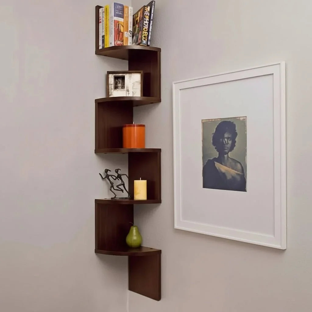 Corner Wall Shelf | Space-Saving Storage with Modern Design