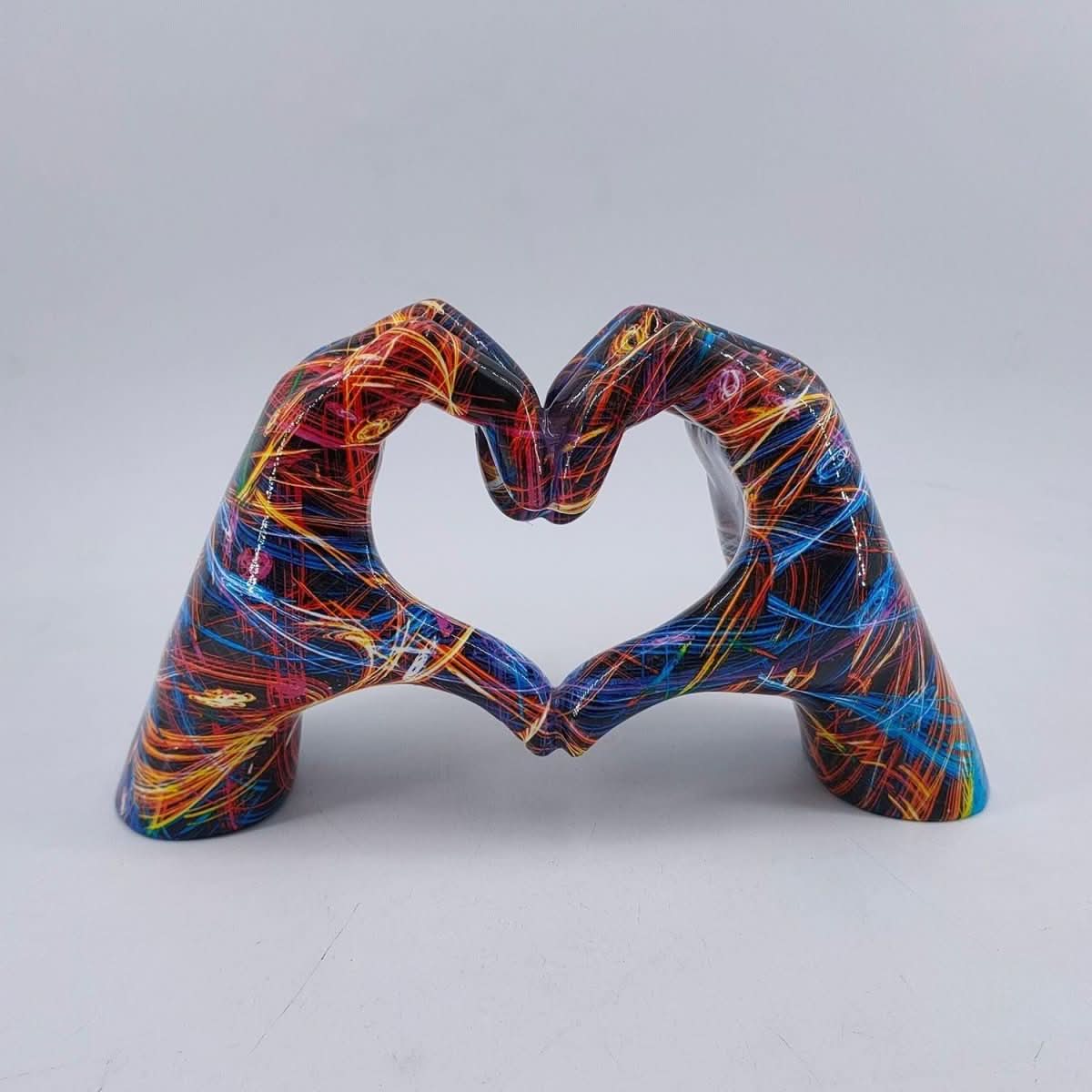 Handcrafted wooden decorative figure for a loving home