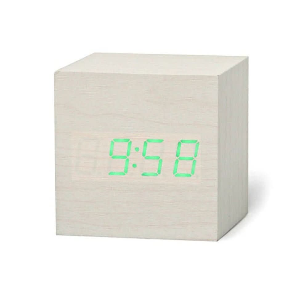 Compact mini LED digital alarm clock for stylish rooms