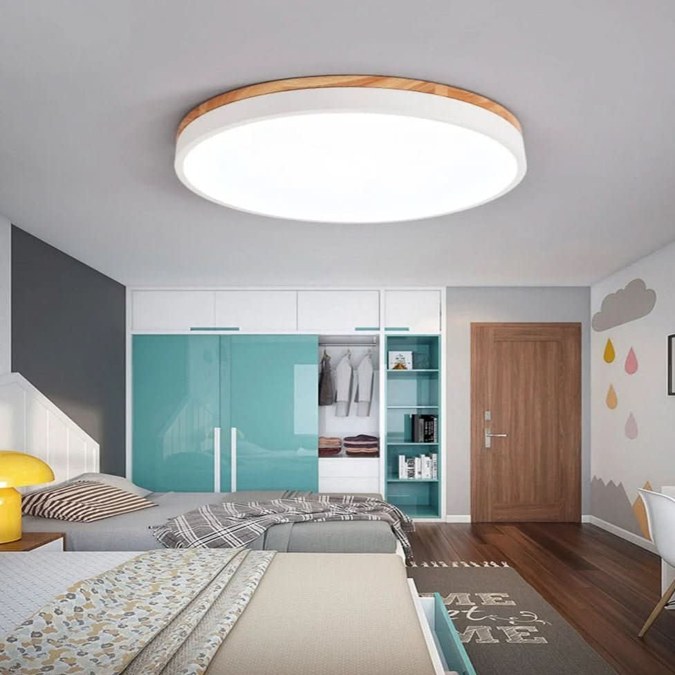 Modern natural wood ceiling light for every room