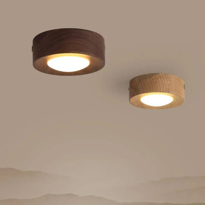 Energy-Saving Walnut Lighting Solution