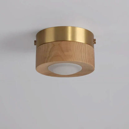 Energy-Saving Walnut Lighting Solution