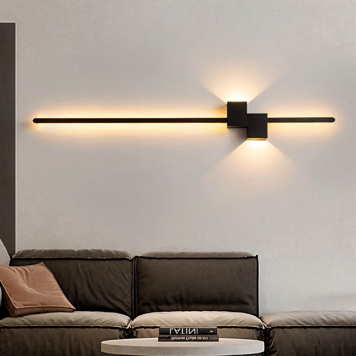 Minimalist LED wall light for a modern ambiance