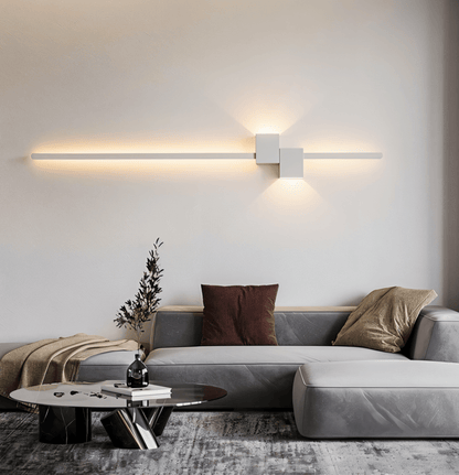 Minimalist LED wall light for a modern ambiance