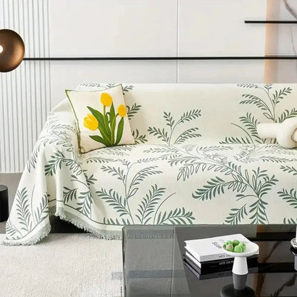 Chenille Jacquard Couch Cover