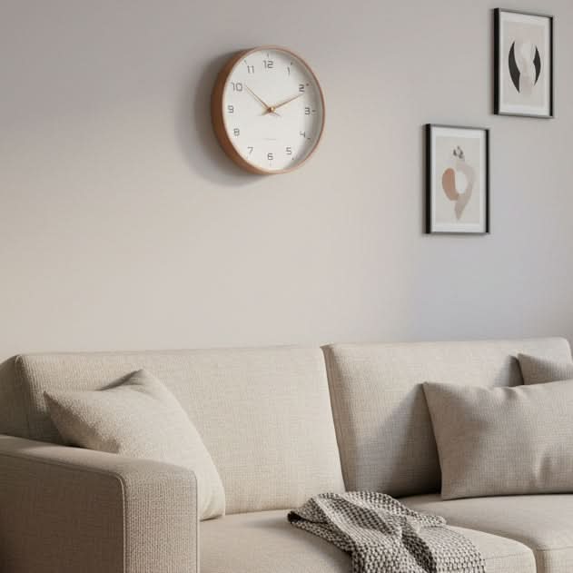 Elegant Silent Clock for Modern Home Atmosphere