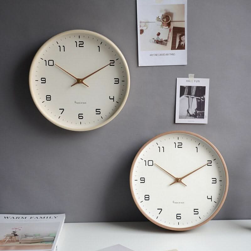 Elegant Silent Clock for Modern Home Atmosphere