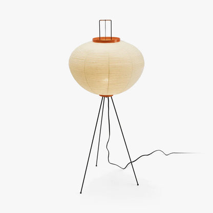 Midcentury Inspired Rice Paper Floor Lamp
