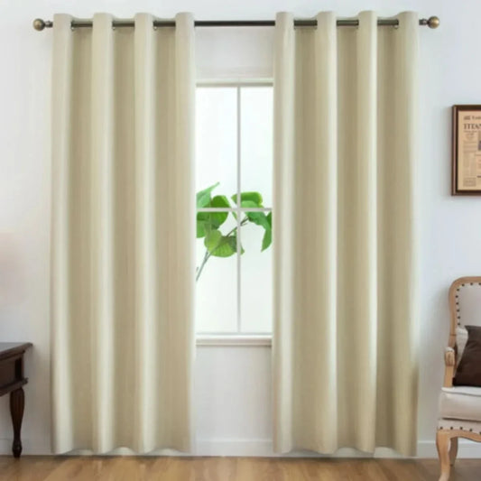 Modern 100% blackout curtains with thermal coated lining