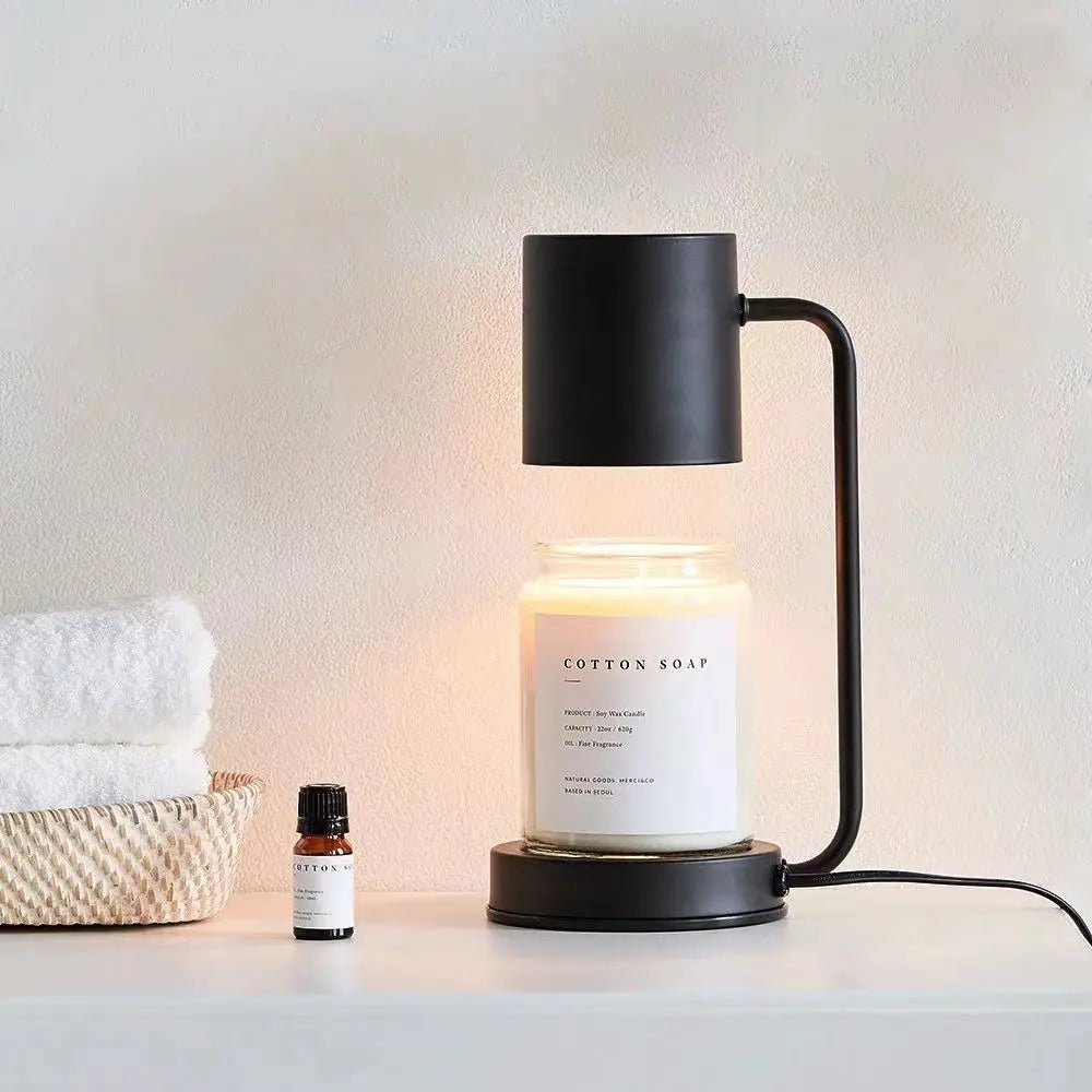 Flameless candle warmer lamp for a safe room fragrance