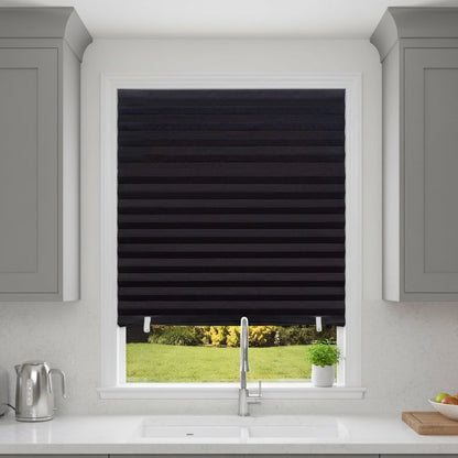 Versatile Self-Adhesive Pleated Window Blinds Made of Nonwoven Fabric