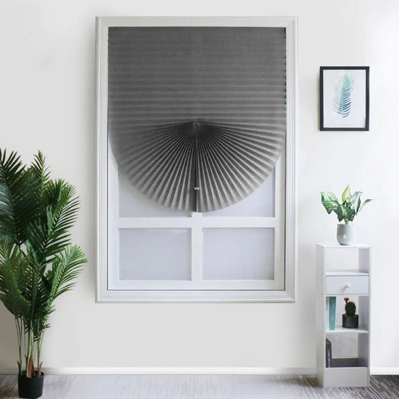 Versatile Self-Adhesive Pleated Window Blinds Made of Nonwoven Fabric