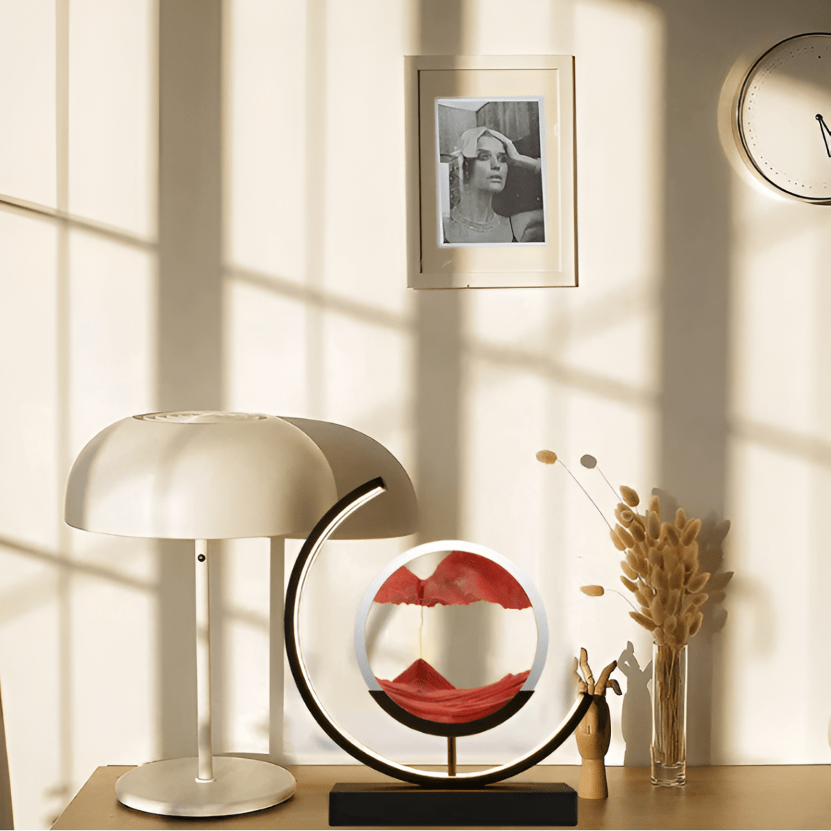 Soothing sand movement & atmospheric light