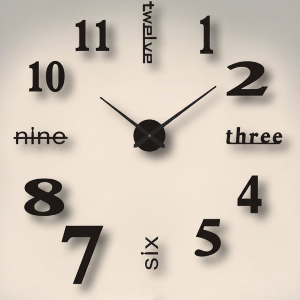 Acrylic Wall Clock – Modern and Stylish for Every Room