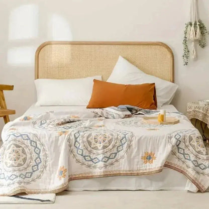 Nordic Boho Bedspread
