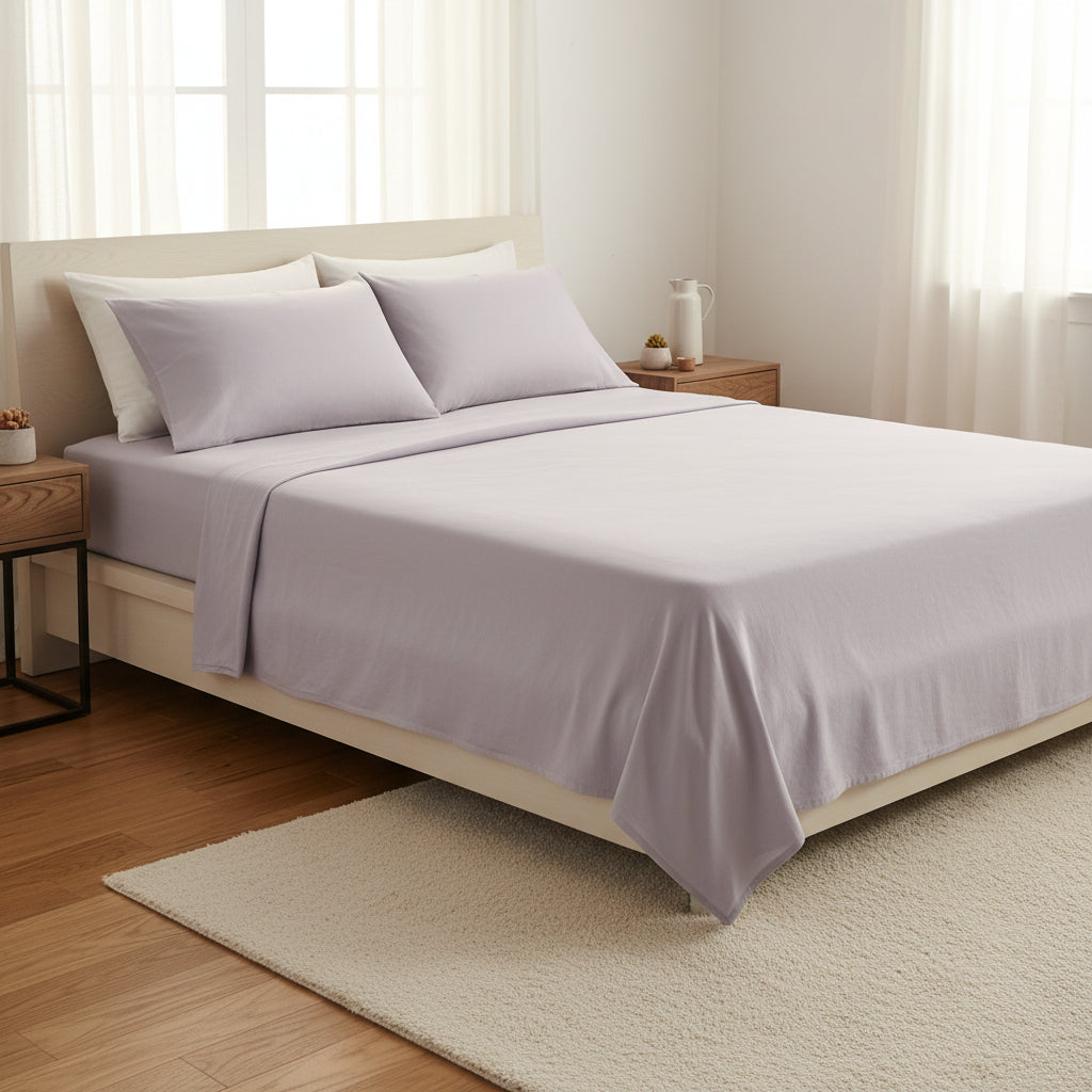 Bamboo Bed Sheet Set with Deep Pockets