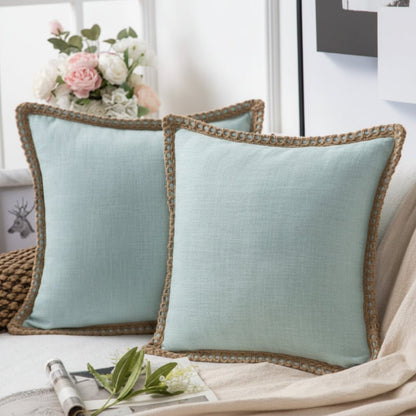 Elegant French-style decorative cushion with vibrant color design