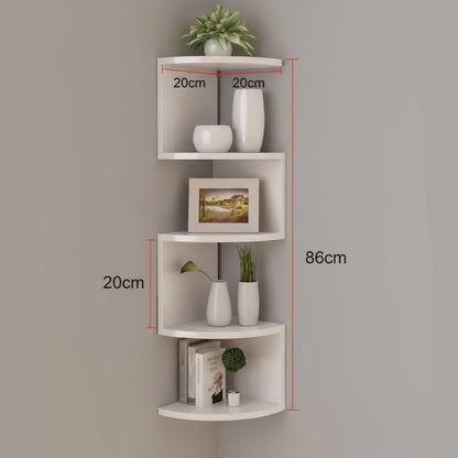 Corner Wall Shelf | Space-Saving Storage with Modern Design