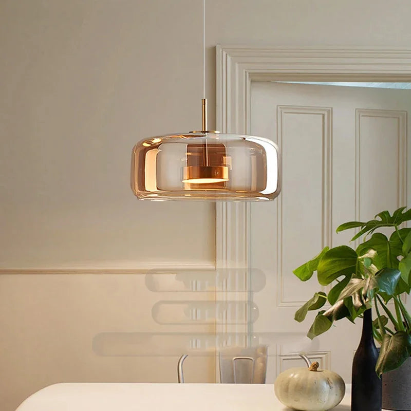 Glass Dome Chandelier For Living Rooms And Hallways