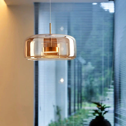 Glass Dome Chandelier For Living Rooms And Hallways
