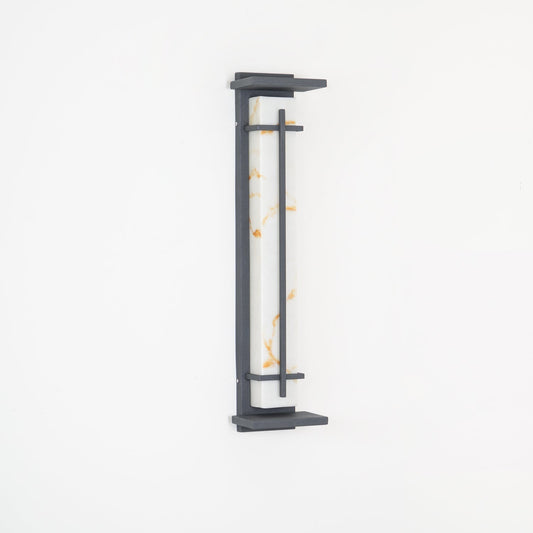 Square Alabaster Outdoor Wall Light — IP65 Waterproof, Three Sizes