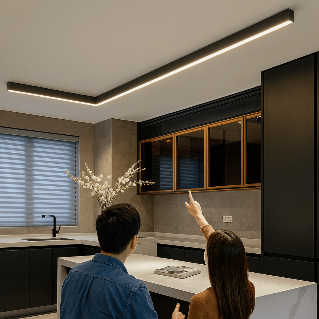 Minimalist LED Ceiling Light with Scandinavian Design & Powerful Illumination