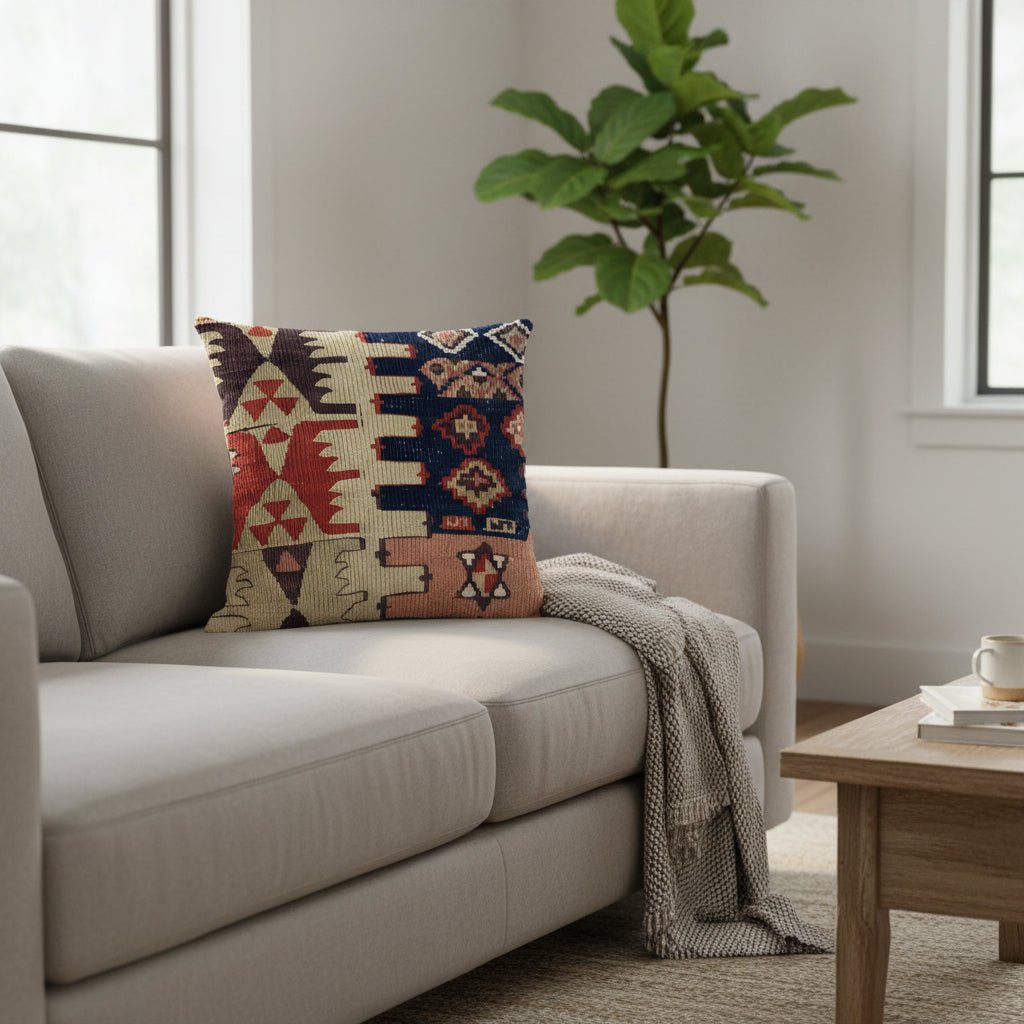 Stylish Boho Cushion Cover for Warm Home Accents