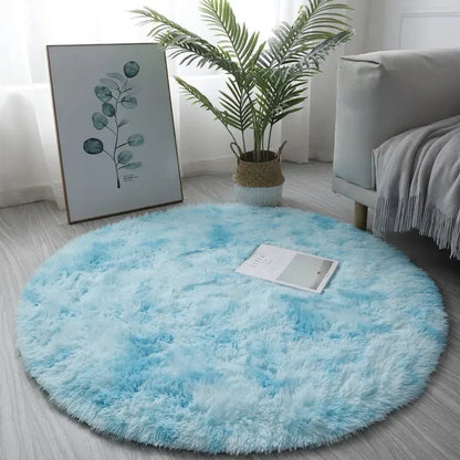 Ultra-Soft Round Plush Rug for Cozy Living Spaces