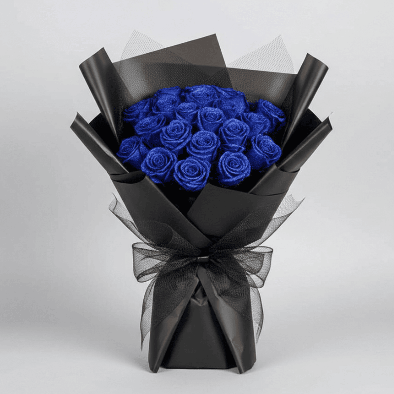 Eternal preserved rose in acrylic case for elegant romantic home décor and gifting